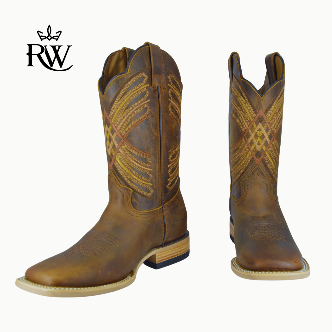 Bota de Rodeo Híbrido Miel