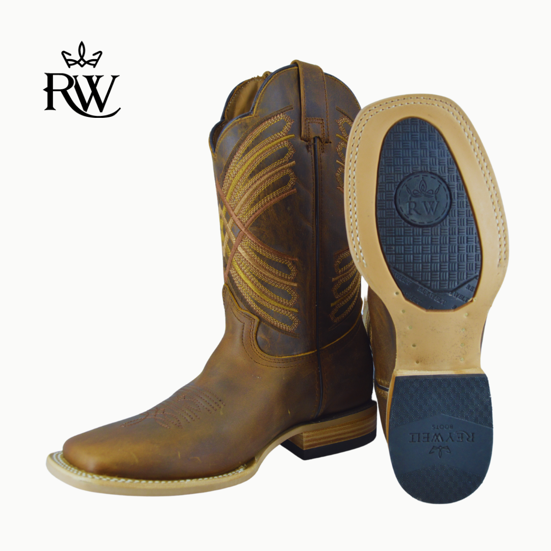 Bota de Rodeo Híbrido Miel