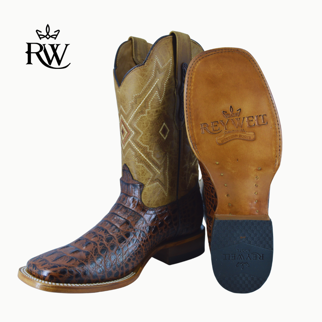 Bota de Rodeo Fuscus Café/Imitación