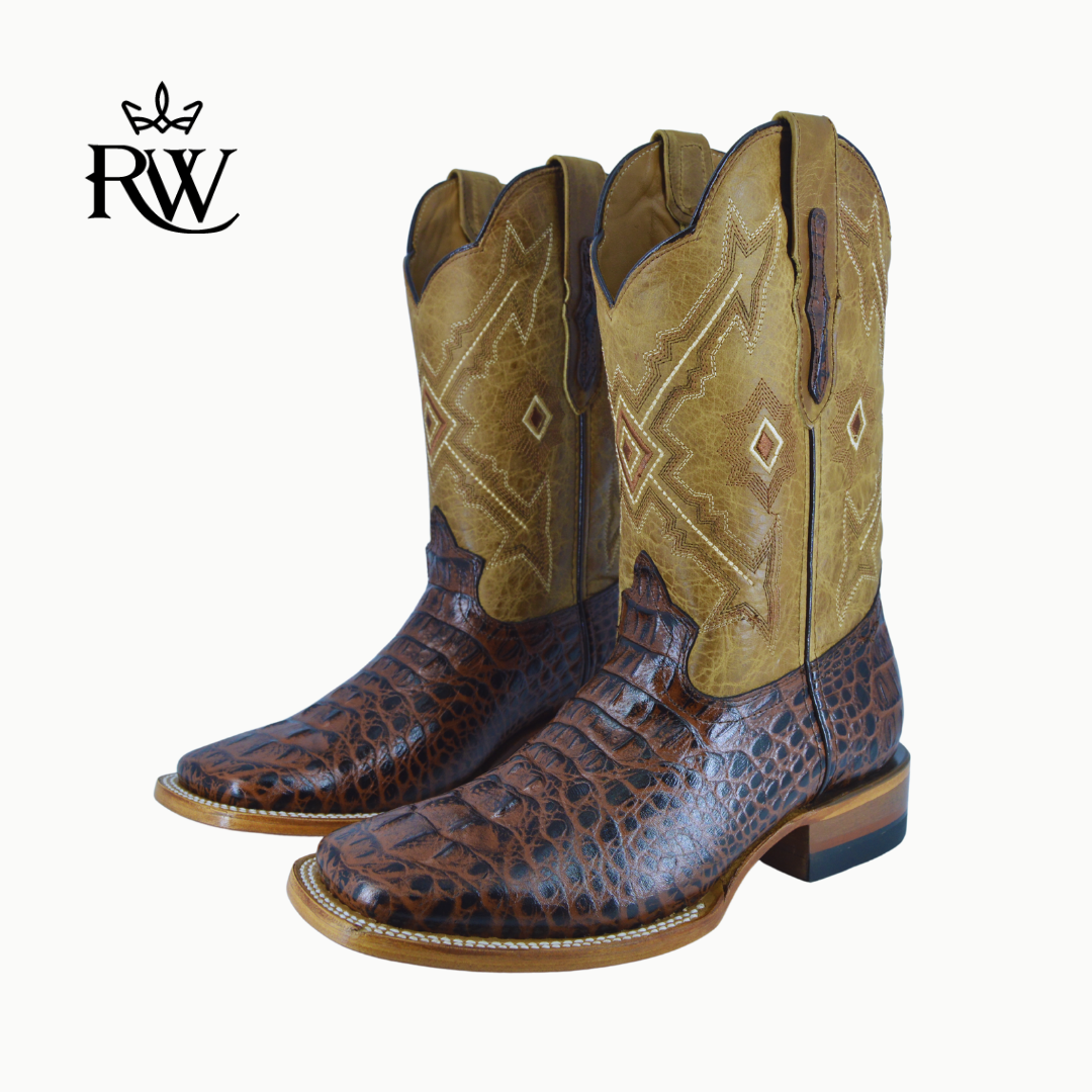 Bota de Rodeo Fuscus Café/Imitación