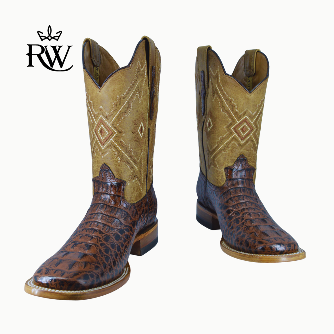 Bota de Rodeo Fuscus Café/Imitación