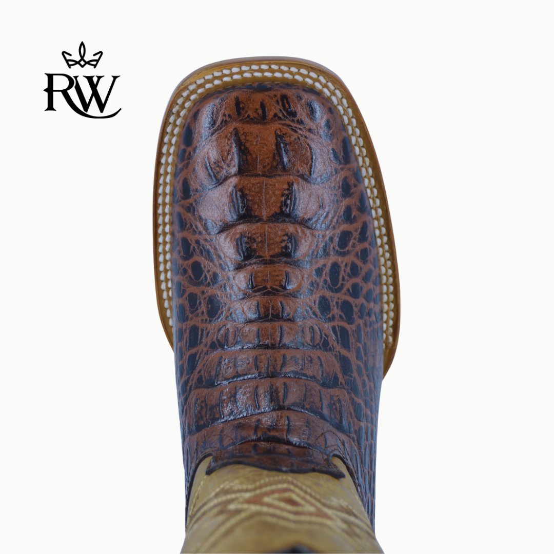 Bota de Rodeo Fuscus Café/Imitación