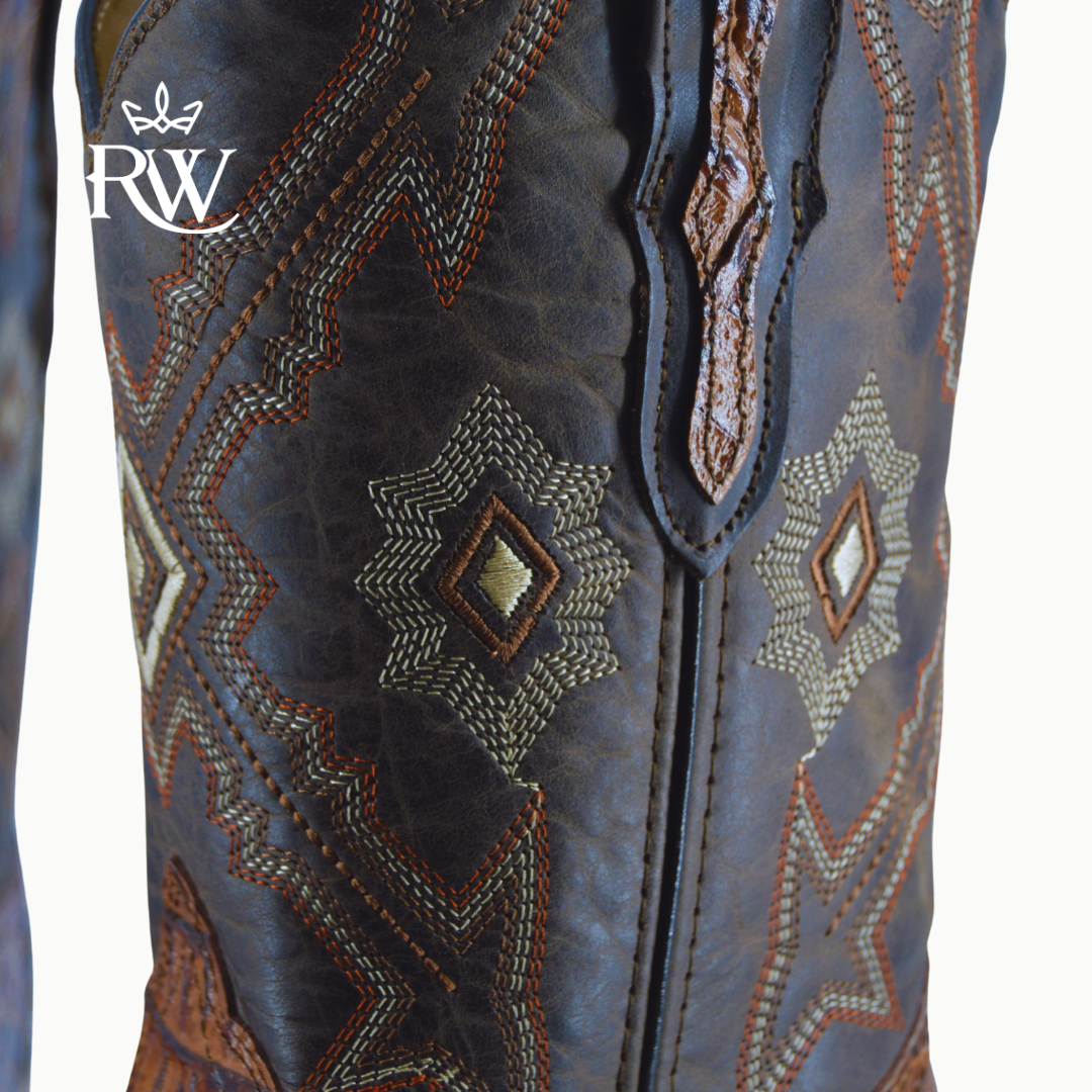 Bota de Rodeo Fuscus Shedron/Imitación