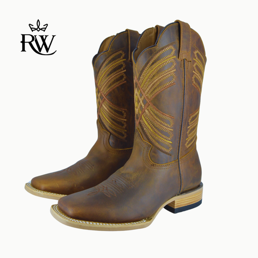 Bota de Rodeo Híbrido Miel